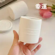 マット仕上げの浮彫りデザイン 陶器製小物入れ【蓋付き・キャンドルカップ・アロマ用】