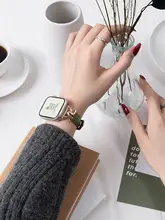 Apple Watch用バンド レディース レザー 夏 上品 キュート 個性的 スポーツ スマートウォッチ ベルト