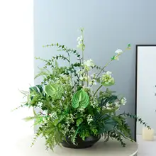 高級感ある中国風造花【リビングやダイニングテーブル用・おしゃれなインテリア】