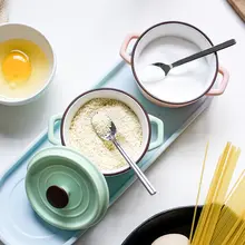 マカロンカラー陶器調味料入れセット【和風・北欧デザイン・3点セット】