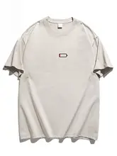 重厚感のあるコットンカジュアル半袖Tシャツ【メンズ・ゆったりフィット・クルーネック】