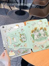 360°回転対応 Xiaomi Pad 6用 保護ケース【11インチ・バタフライリボン・透明・ハードアクリル】