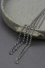 S925純銀製 カップル向け ヴィンテージO型ネックレス【ハンドメイド・こだわりのデザイン】