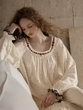 可愛らしい長袖ルームウェア【コットン素材・ゆったりシルエット・秋用】【セットアップ対応】