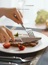 カトラリーセット フォーク ナイフ スプーン 家庭用 フランス風 ステンレス 三点セット