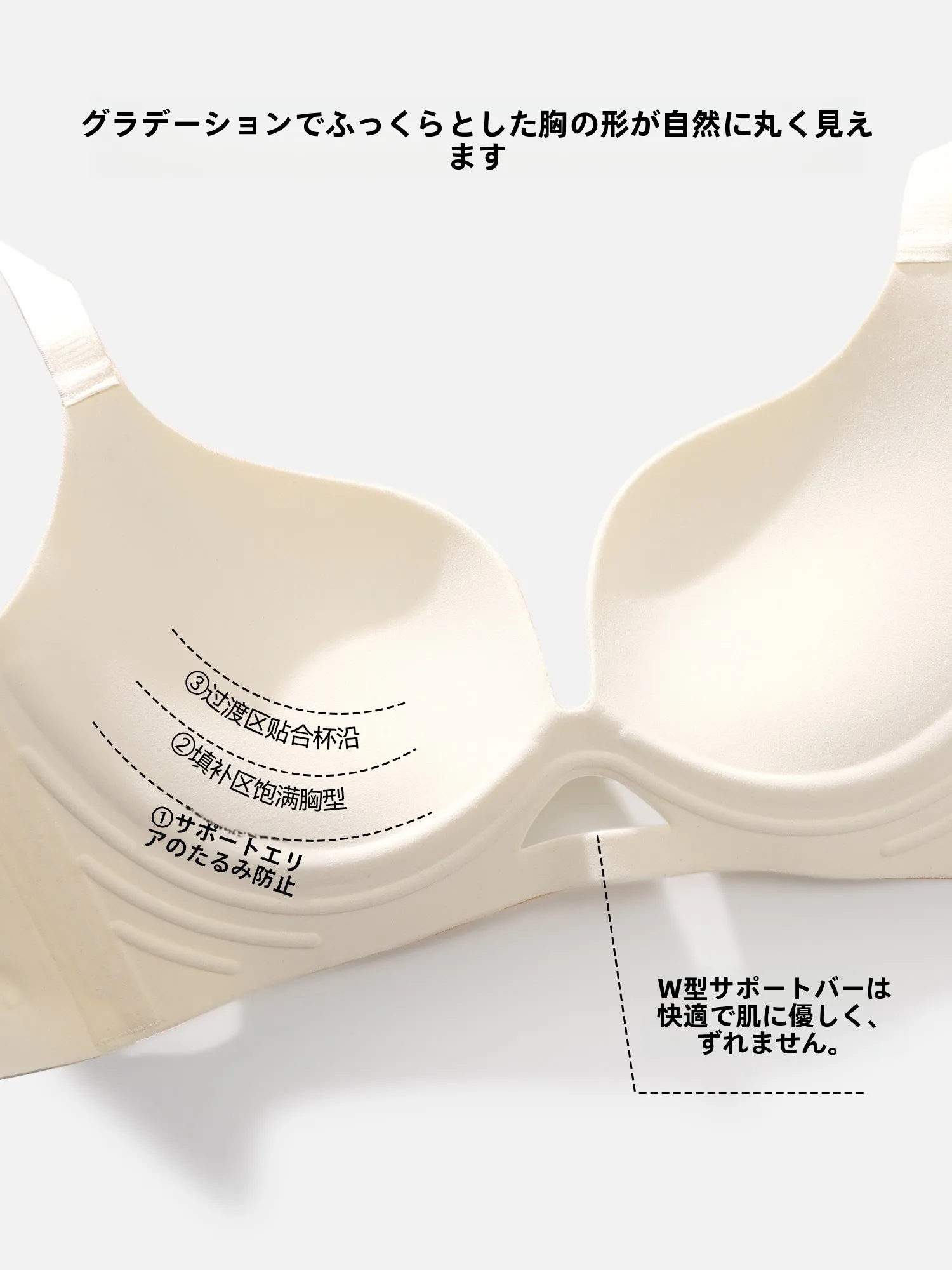 無痕デザインブラジャー：肩紐落ち防止の仕組みと実用性を徹底解説