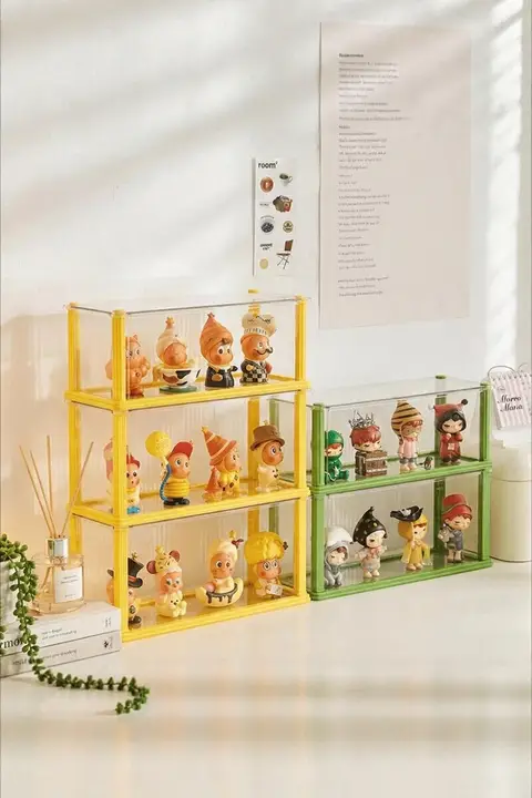 透明アクリル製コレクションケース【防塵・キャラクター展示用】