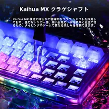 魔改MK31 全透明メカニカルキーボード【三モード・タマイズ可能・無線Bluetooth・ホットスワップ対  応・ゲーミング】