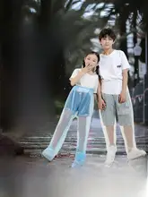 子供用 脚カバー付き雨パンツ【防水・厚手・雨の日のお出かけに最適】（セットアップ対応）