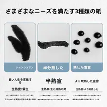 書道用紙 画仙紙 毛辺紙 生宣 熟宣 半生半熟 厚手 水墨画 習字 筆練習