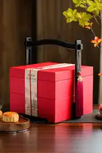 高級お菓子ギフトボックス【中国風装飾用・タッセル付き・お正月用】
