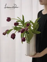 北欧風 ステンレス製花瓶【リビング用・モダンデザイン・装飾用】