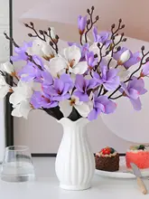 秋のオーキッド人工花【リビング装飾・おしゃれな花束・ドライフラワー】