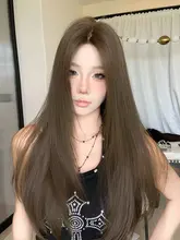 秋季新作 ウィッグ【ロングストレート・韓国風・おしゃれなフルウィッグ】