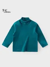男の子用ハイネックニットTシャツ【シンプル・冬用・万能デザイン】