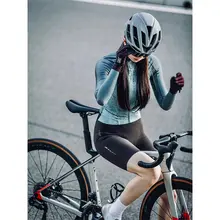 女性用グリーンサイクリングウェア【春夏用・速乾・通気性・ロードバイク・マウンテンバイク対応】（セットアップ対応）