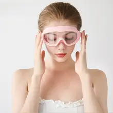 ファッション大フレーム平光防水防曇スイミングゴーグル【耳栓付き・男女兼用】