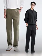 軽量コットン感素材の機能性カジュアルパンツ【春用・抗静電気・お手入れ簡単】