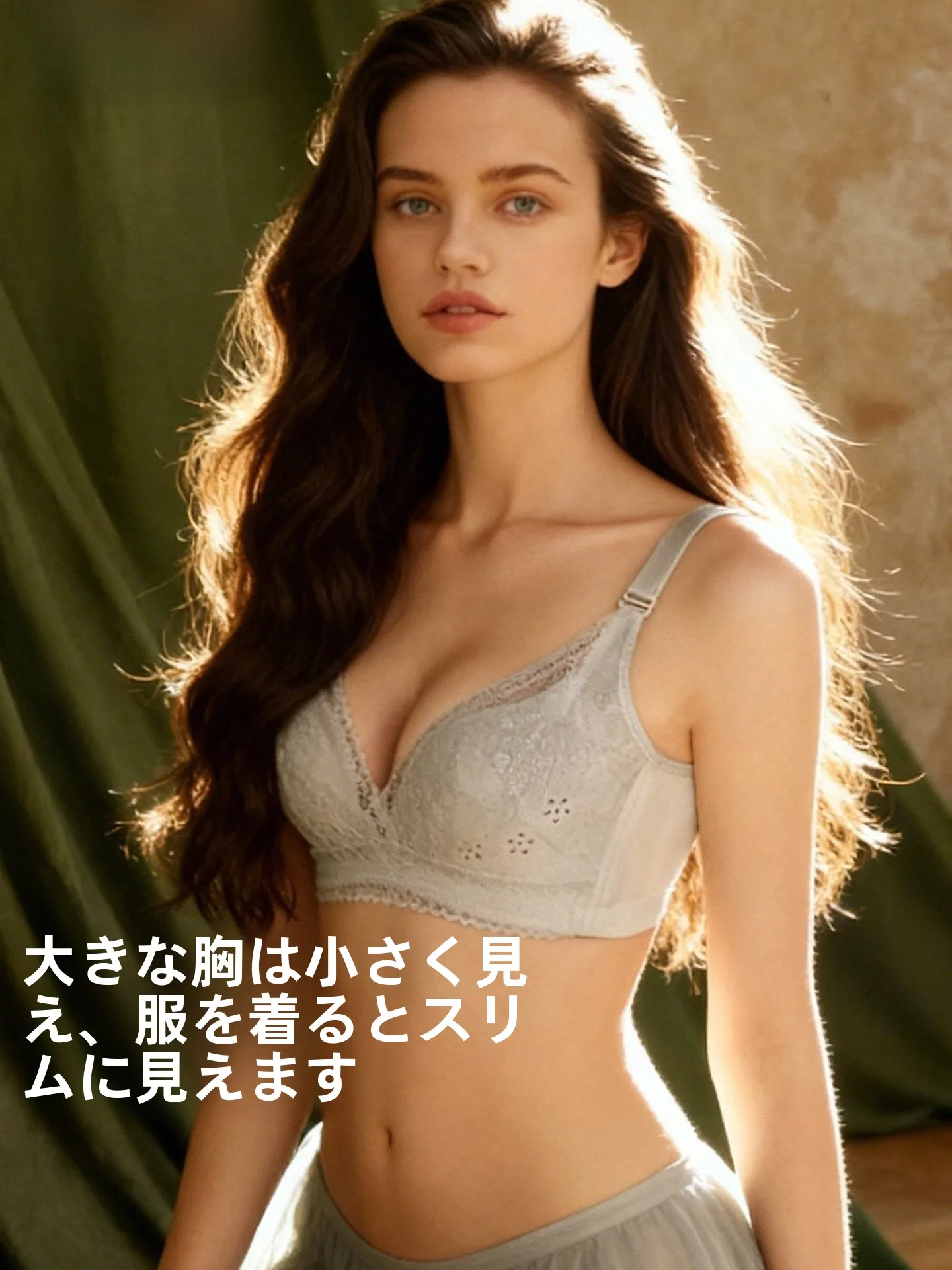 大きいサイズブラジャーの選び方：Gainreel歌瑞尔レースデザインが大胸をスリムに見せる