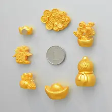 金色の元宝型冷蔵庫用マグネット【新年・吸着タイプ・家庭用インテリア】