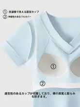 夏用コットン製 半袖ワンピース【内蔵カップ・マタニティ・幅広サイズ・おしゃれなデザイン】