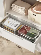透明書類収納ボックス【家庭用・重要書類・不動産権証明書・書類整理】