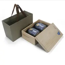 青花瓷製の茶葉缶【高級陶器・汎用茶葉パッケージ・実木ギフトボックス】