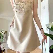 ルージュダマス デザインキャミソールワンピース【フレンチスタイル・女性用・優雅な印象】