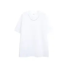 デザイン性のあるラウンドネック Tシャツ【ユニセックス・プレーン・カジュアル・短袖】