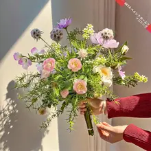 高級感ある造花の花束【リビング用・インテリア装飾】