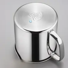 大容量304ステンレス製ティーカップ【蓋付き・飲料水用】