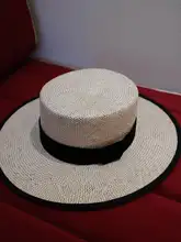 おしゃれなヴィンテージスタイルの草帽【夏の日差し対策・レディース・アウトドア用】