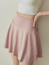 テニススカート スカートパンツ レディース インナーパンツ付き 薄手 着痩せ ヨガ バドミントン フィットネス 夏
