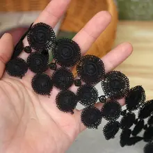 高品質ポリエステル水溶性レースの服飾装飾素材【DIY用・袖口やスカート、パンツの縫製に最適】