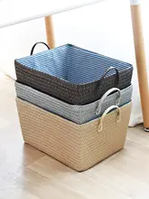 防水仕様の大容量収納バスケット【プラスチック製・日本風ポップデザイン・衣類やおもちゃ用】（セットアップ対応）