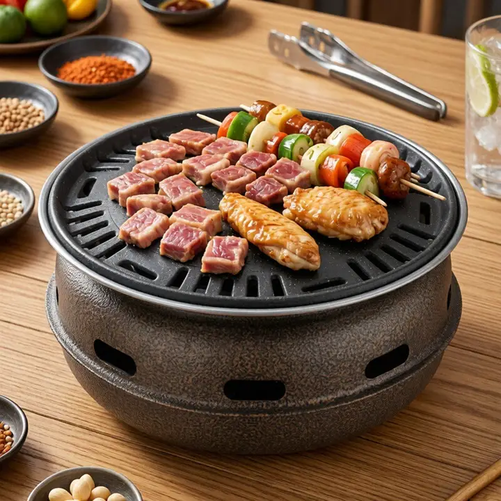 Urbanwave 炭火焼きコンロ 家庭用 屋内 屋外 バーベキュー 囲炉裏風 お茶用 「Urbanwave」
