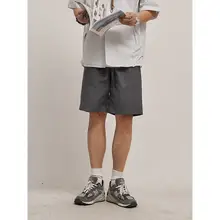 通勤にも最適な小西装ショートパンツ【夏用・レトロ・カジュアルスタイル】（セットアップ対応）