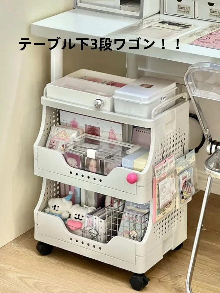 文房具収納カート：学生寮用キャスター付き多層収納の実用性と価格バランス