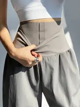 エッジデザインの女性用スウェットパンツ【楽なフィット・速乾・秋冬用・ヨガ・トレーニング対応】（セットアップ対応）