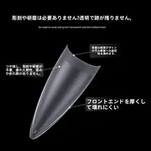 マット仕上げ月牙型浅C弧ネイルシール【超薄型・補充用・フルカバーなし】