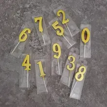 環境に優しい無煙数字キャンドル（0-9）【誕生日ケーキ用・子供向けパーティー】