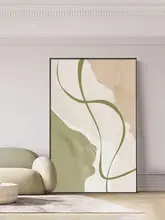 軽やかなクリームカラーのリビングルーム用装飾画【高級感のある壁掛け・玄関用】