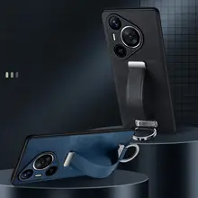 バンド スタンド 適用 スマートフォンケース P70 Pro+ 本革 防衝撃 超薄 男性 ビジネス 保護ケース