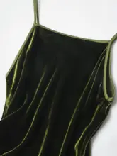 シルクベルベット無地キャミソール【スーツインナー・秋用・気品あるスタイル】