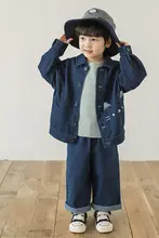 子供用デニムパンツ【フィット・ストレート・サンドウォッシュ仕上げ】