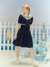 オリジナルデザインのJK制服【夏用・かわいい・学院風】（セットアップ対応）