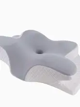 バタフライ型の枕【頚椎サポート・快適な睡眠・低反発メモリーフォーム】