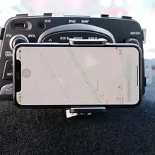 CD口兼用車載スマホホルダー【バネクリップ式・ナビゲーション固定用】