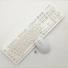 ピンクワイヤレスキーボード＆マウス【静音・チョコレートボタン・台湾倉頡入力対応】