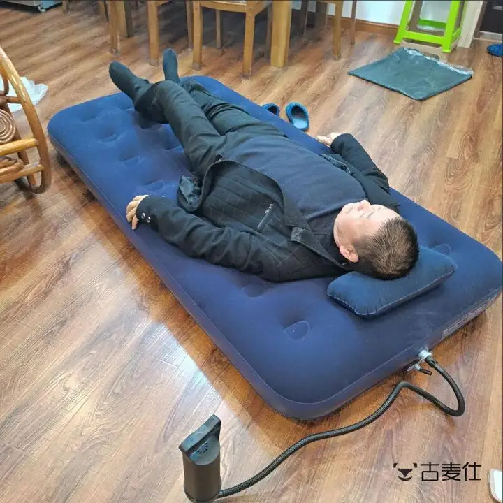 折りたたみエアマットレス【アウトドア・旅行用・寝袋としても使用可能】